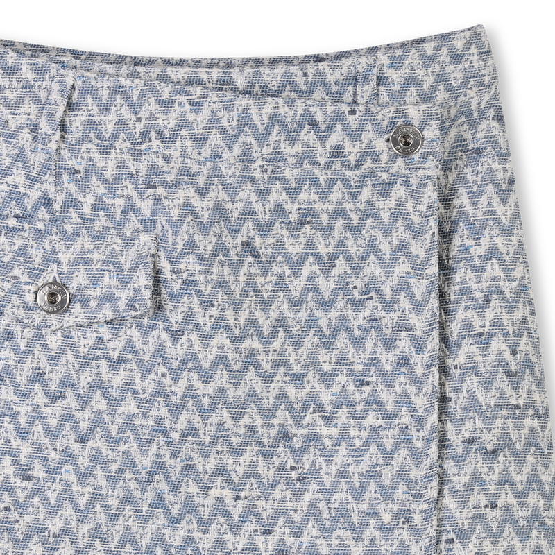 Tweed wraparound skirt LANVIN 
                    GIRL