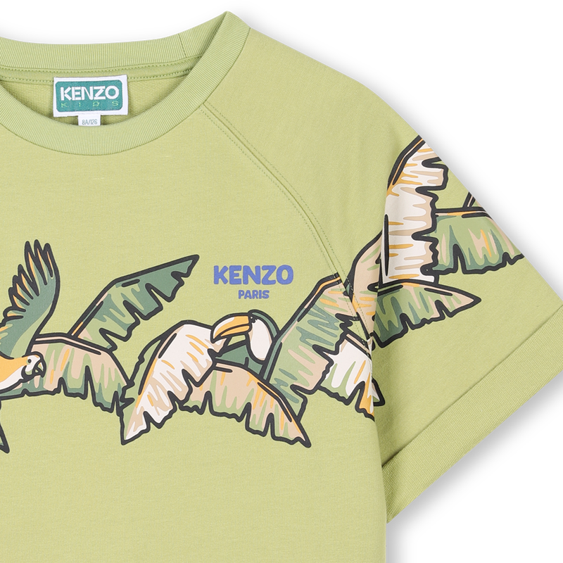 Lightweight fleece T-shirt KENZO KIDS 
                    BOY