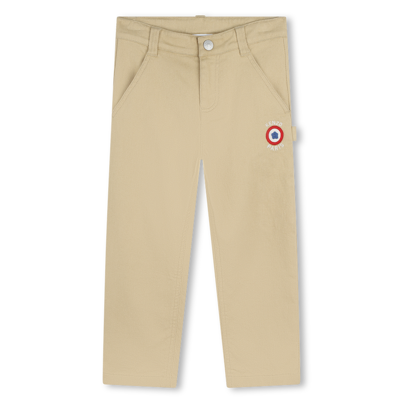 Cotton Twill Pants KENZO KIDS 
                    BOY