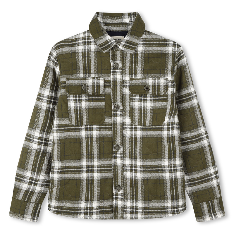 Quilted Cotton Shirt ZADIG & VOLTAIRE 
                    BOY
