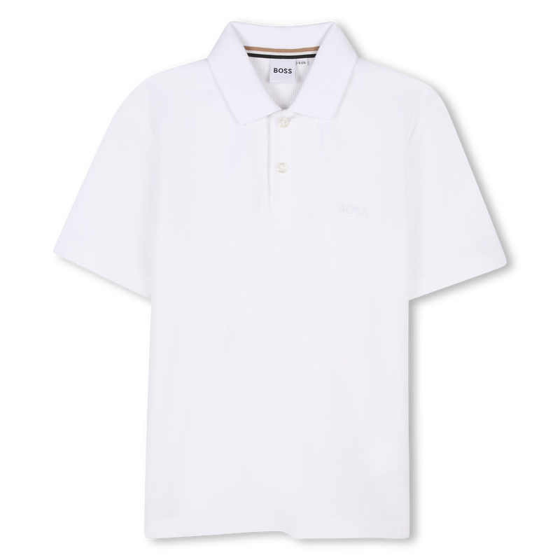 Cotton short-sleeved polo BOSS 
                    BOY