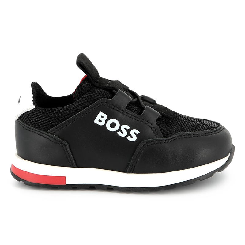 Lace-up leather sneakers BOSS 
                    BOY