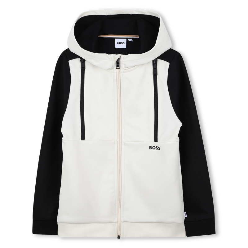 Zip-up cardigan and shorts set BOSS 
                    BOY