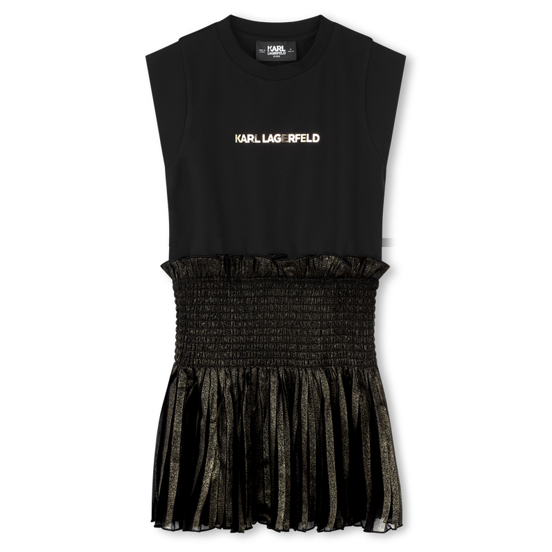 Multi-Material Dress KARL LAGERFELD KIDS 
                    GIRL