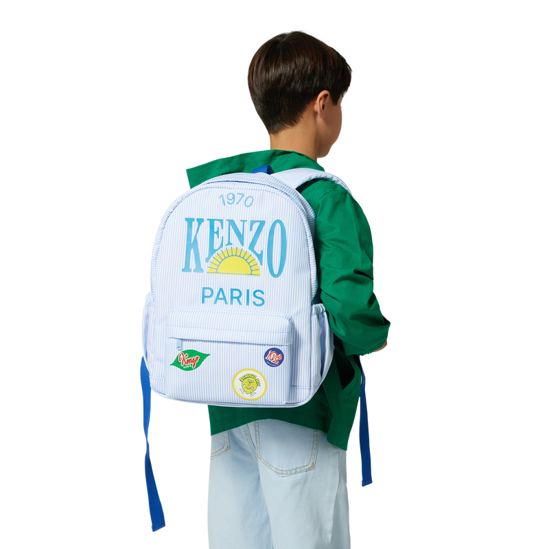 Hooded cotton windbreaker KENZO KIDS 
                    BOY