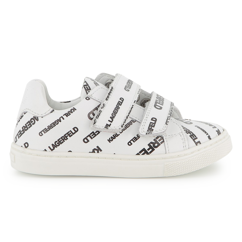Leather Velcro sneakers KARL LAGERFELD KIDS 
                    UNISEX