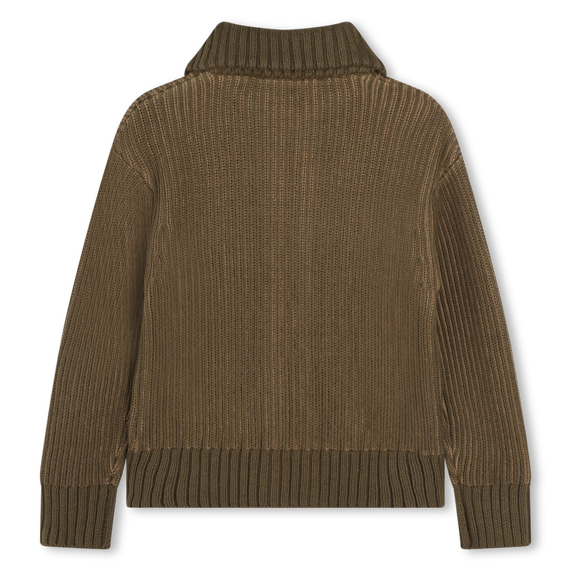 Zip-Up Knit Cardigan TIMBERLAND 
                    BOY