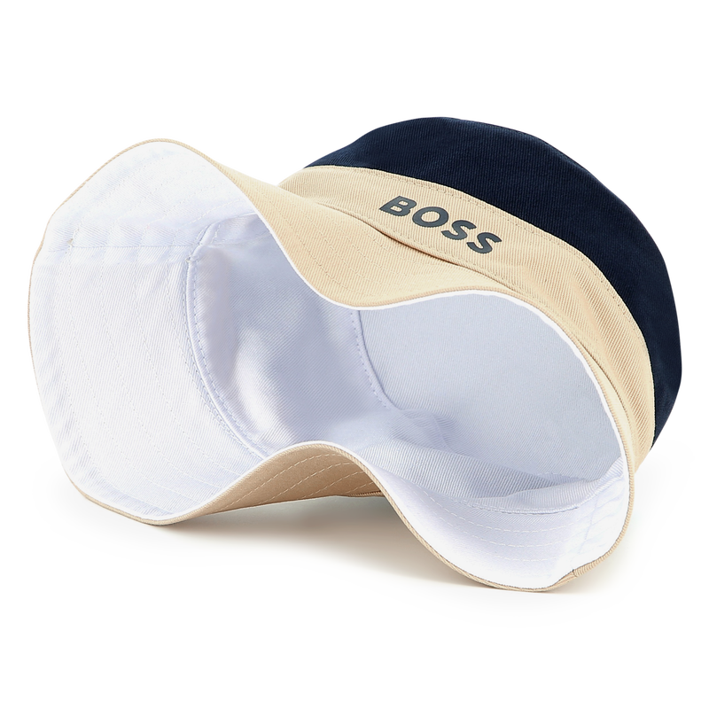 Reversible cotton bucket hat BOSS 
                    BOY