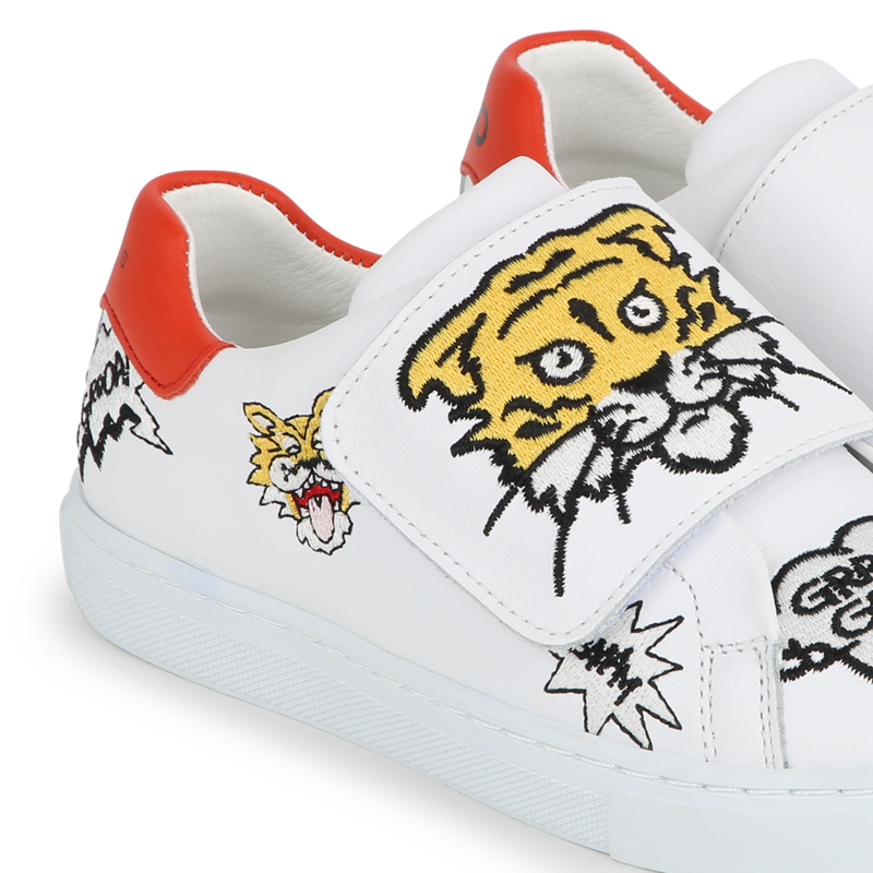 Leather Velcro sneakers KENZO KIDS 
                    UNISEX