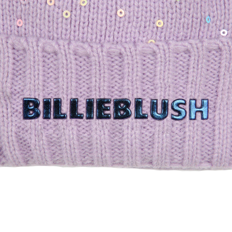 Sequin Pom-Pom Beanie BILLIEBLUSH 
                    GIRL