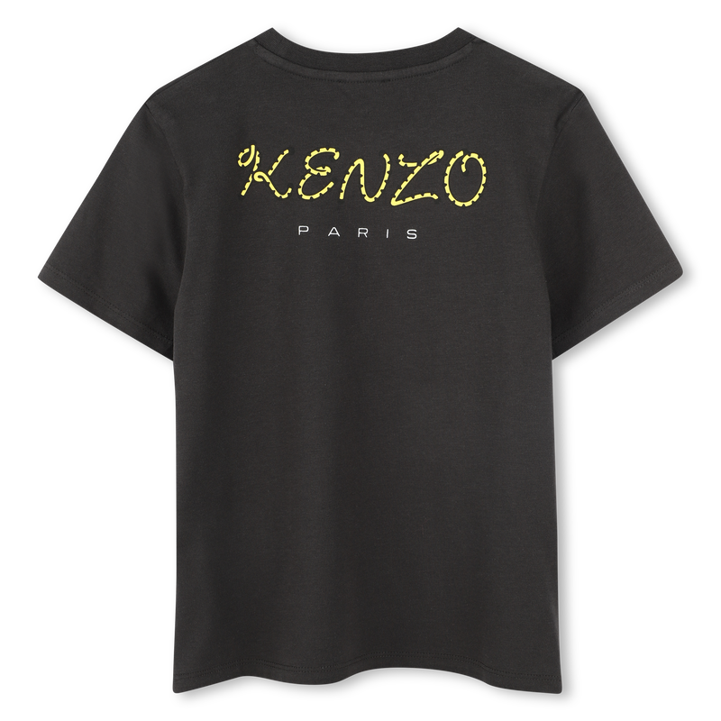 Cotton T-shirt with badge KENZO KIDS 
                    UNISEX