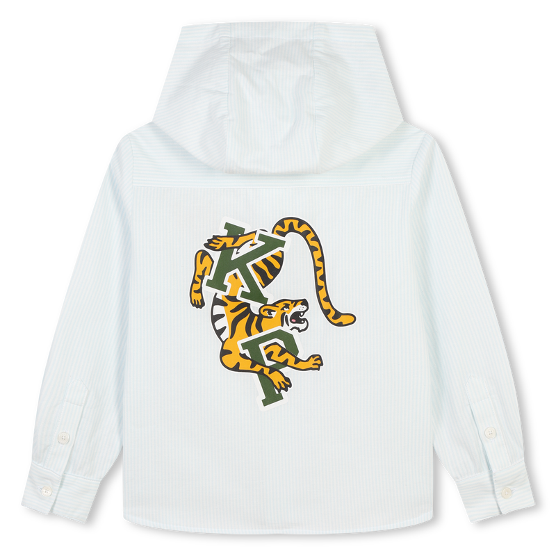 Hooded Cotton Shirt KENZO KIDS 
                    BOY