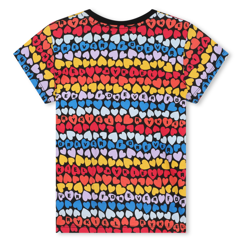 Heart Print T-Shirt SONIA RYKIEL 
                    GIRL
