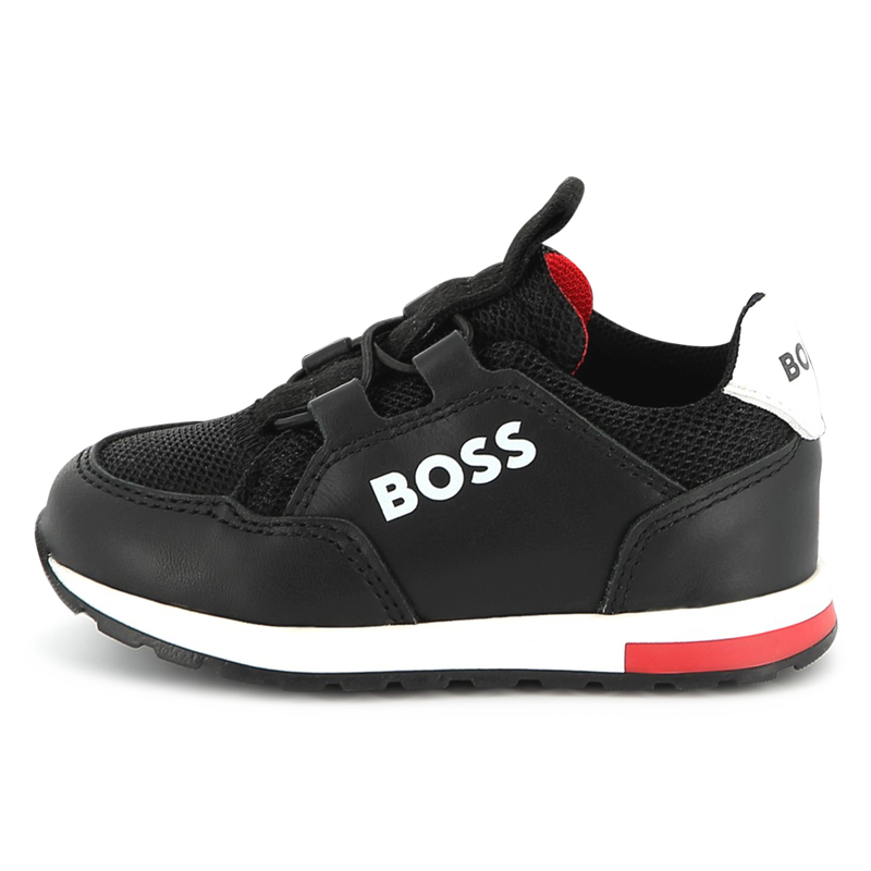 Lace-up leather sneakers BOSS 
                    BOY