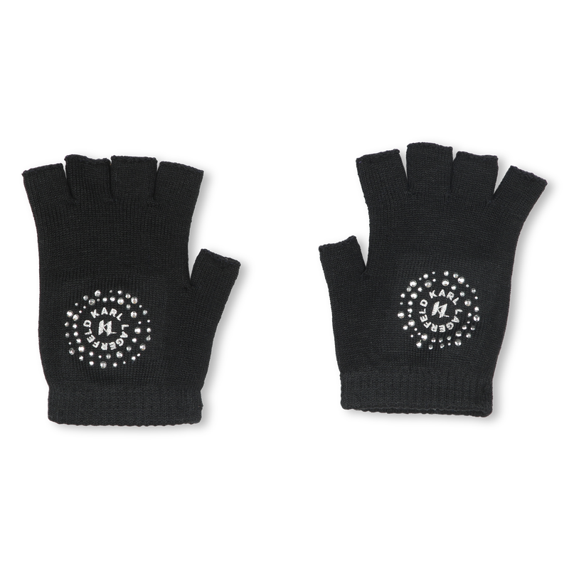 Knitted Mitten-Gloves KARL LAGERFELD KIDS 
                    GIRL