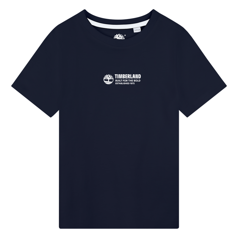 Short-Sleeved Cotton T-Shirt TIMBERLAND 
                    BOY
