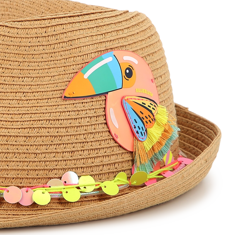 Molded hat with bird BILLIEBLUSH 
                    GIRL