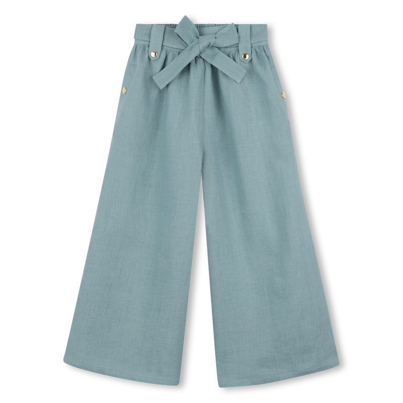 Belted linen trousers CHLOE 
                    GIRL