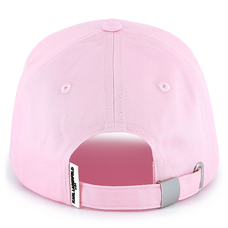Adjustable cotton baseball cap KARL LAGERFELD KIDS 
                    GIRL
