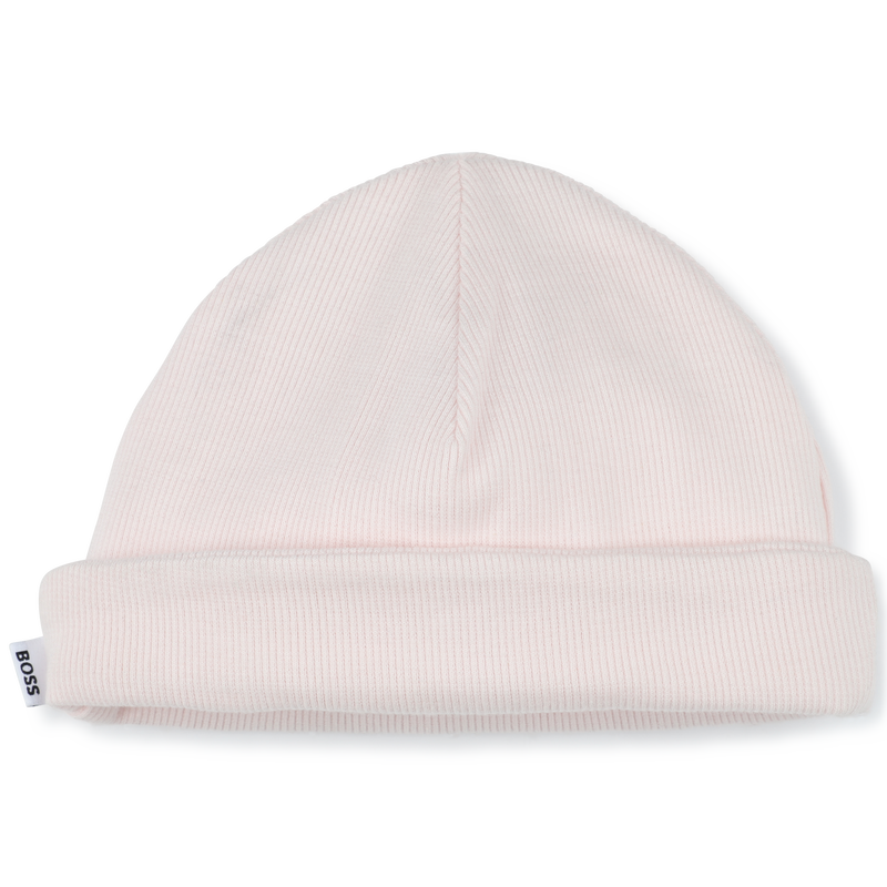 Ribbed hat with turn up BOSS 
                    GIRL