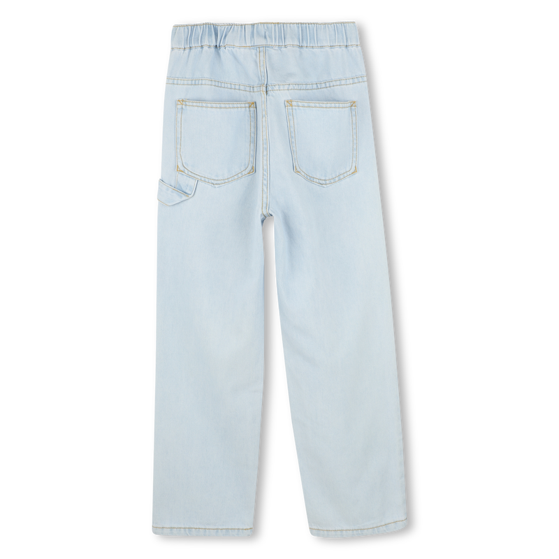 Jeans with logo motifs KENZO KIDS 
                    BOY