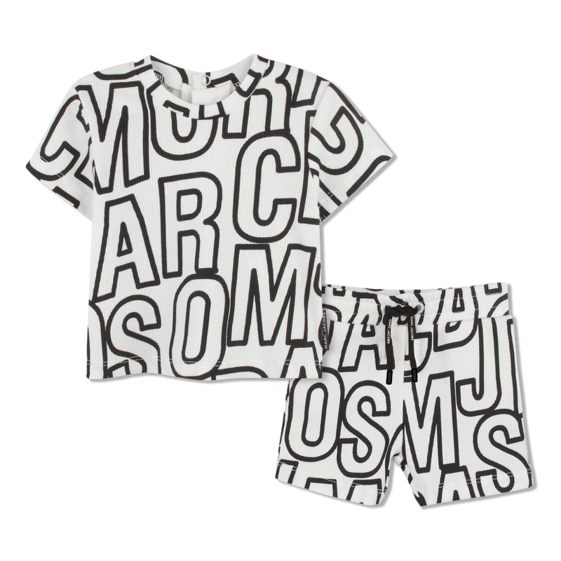 Ribbed T-shirt and shorts THE MARC JACOBS 
                    UNISEX