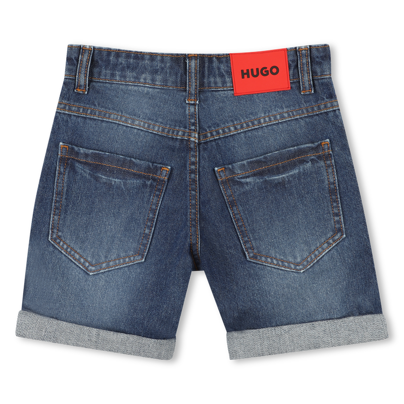 5-pocket denim Bermuda shorts HUGO 
                    BOY