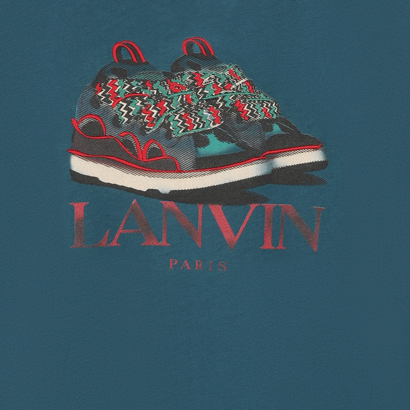 Sneaker Print T-Shirt LANVIN 
                    BOY