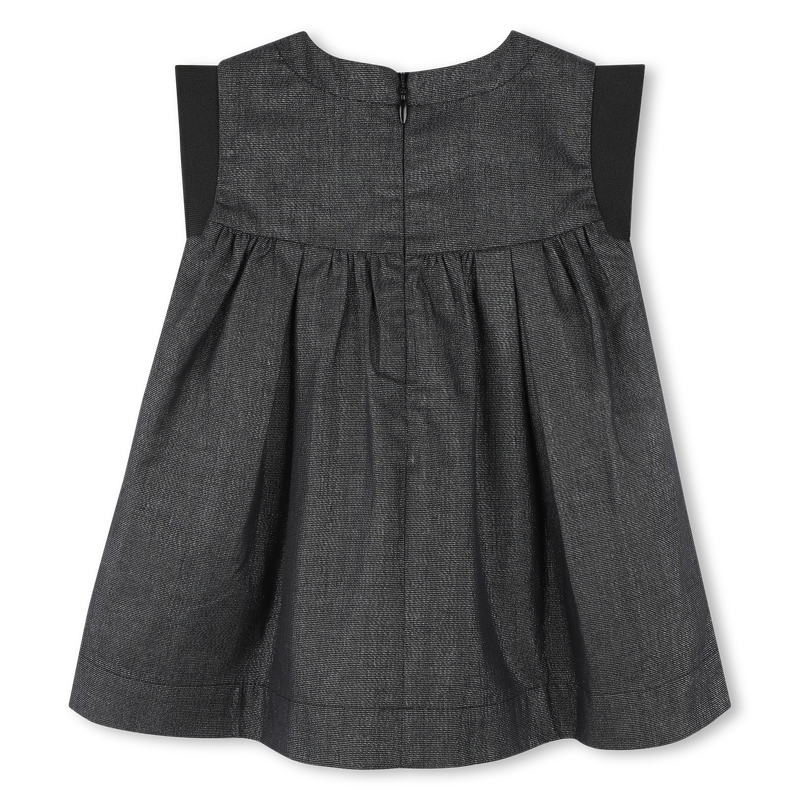 Flared dress with chest patch KARL LAGERFELD KIDS 
                    GIRL