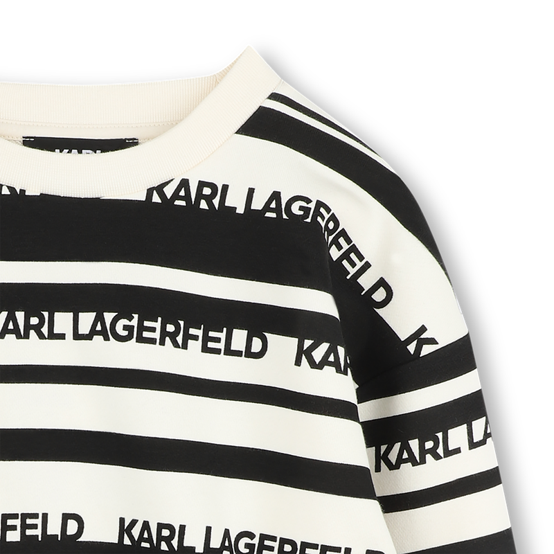 Striped sweatshirt KARL LAGERFELD KIDS 
                    BOY