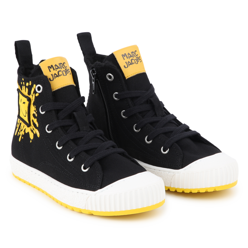 Zipped Canvas Sneakers THE MARC JACOBS 
                    UNISEX