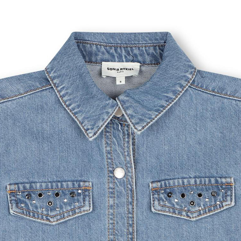 Diamanté Denim Jacket SONIA RYKIEL 
                    GIRL