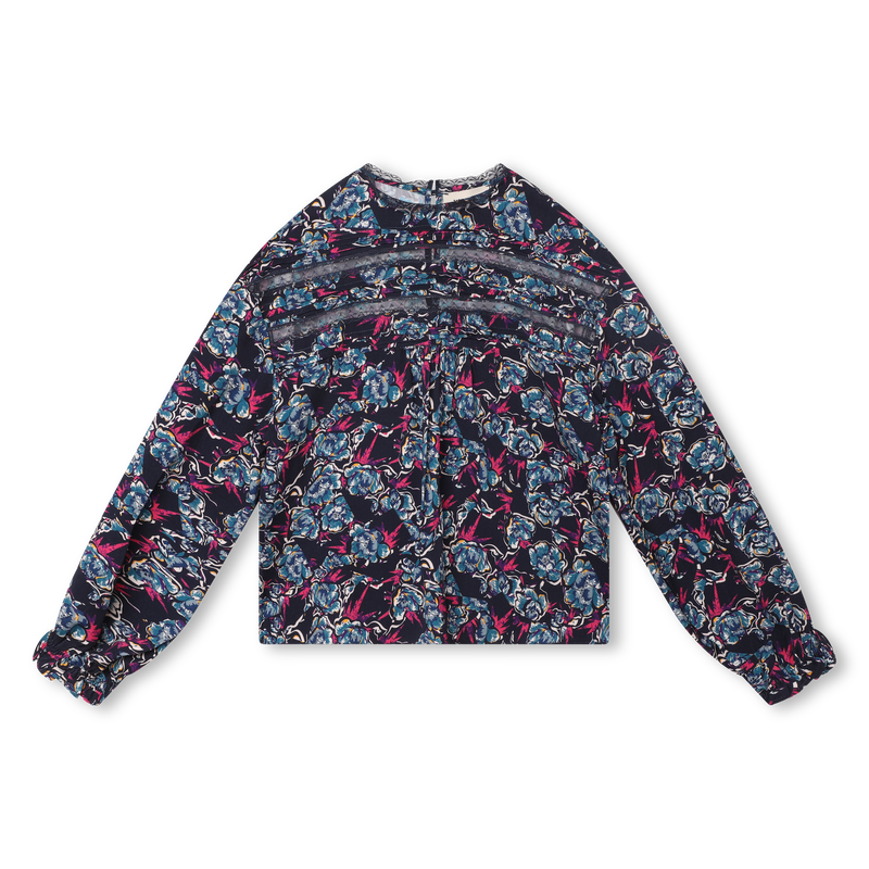 Lace-detail patterned blouse ZADIG & VOLTAIRE 
                    GIRL