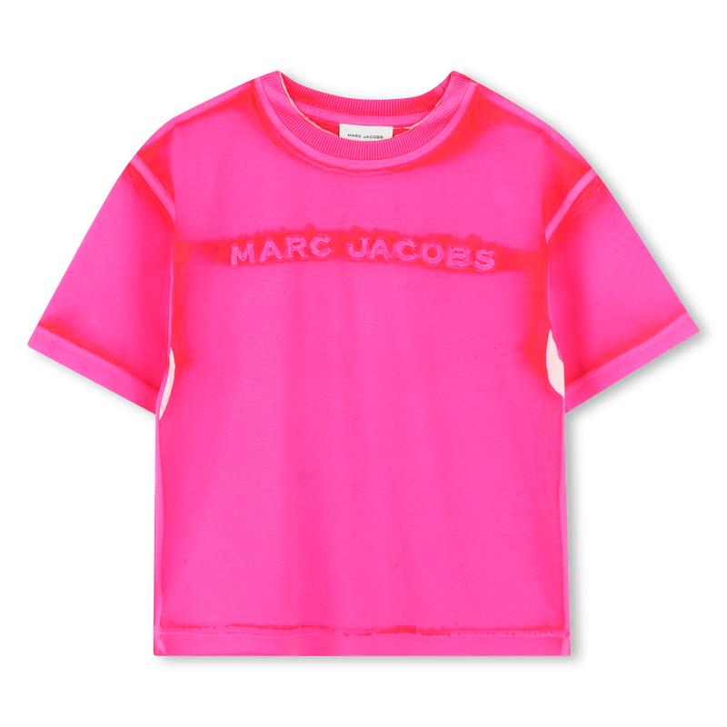 Embroidered cotton T-shirt THE MARC JACOBS 
                    UNISEX