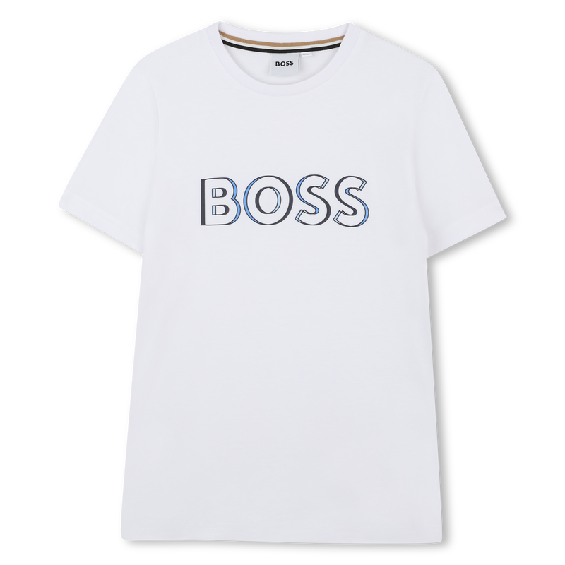 Short-sleeved cotton T-shirt BOSS 
                    BOY