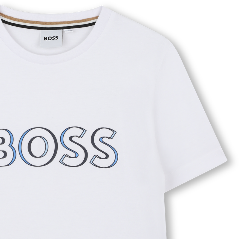Short-sleeved cotton T-shirt BOSS 
                    BOY
