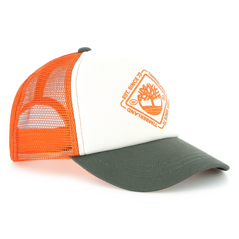 Tricolor bi-material cap TIMBERLAND 
                    BOY