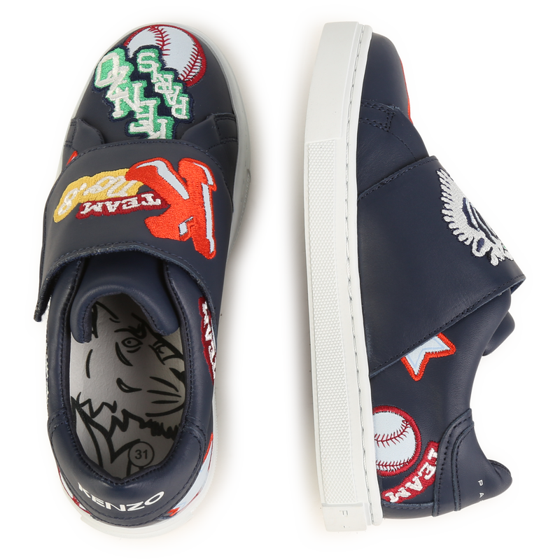 Embroidered velcro sneakers KENZO KIDS 
                    UNISEX