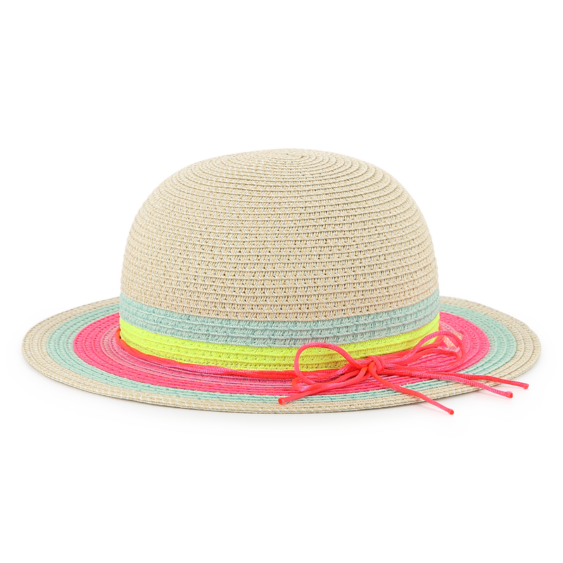 Sun hat with colored stripes BILLIEBLUSH 
                    GIRL
