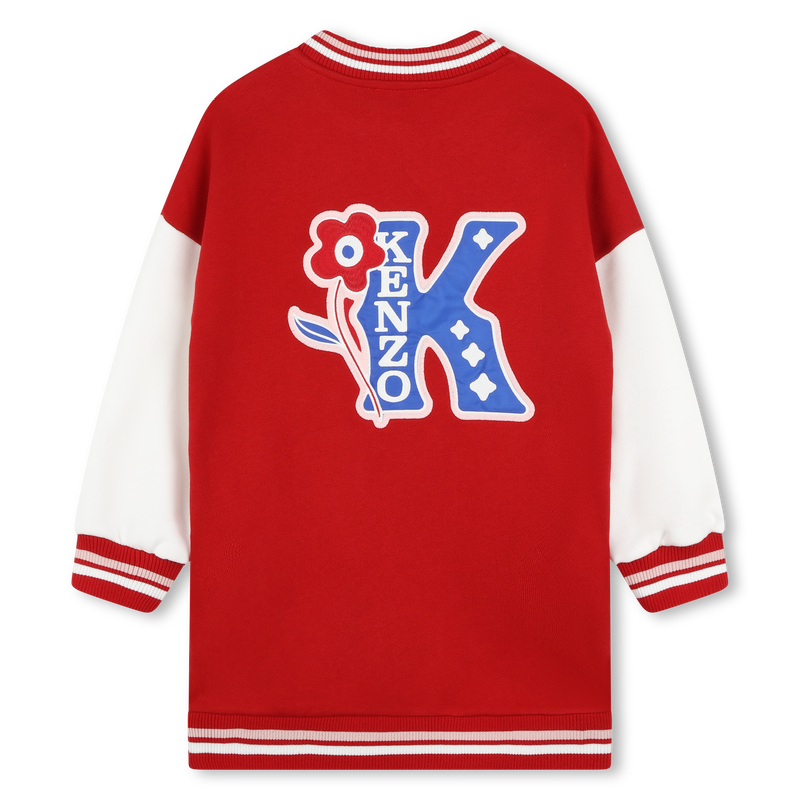 Embroidered Fleece Dress KENZO KIDS 
                    GIRL