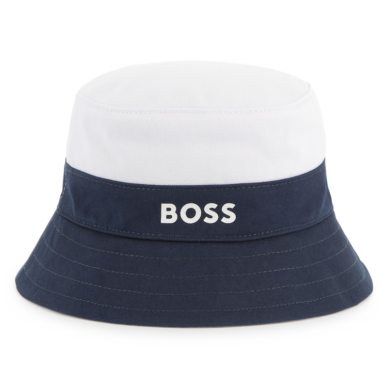 Reversible cotton bucket hat BOSS 
                    BOY