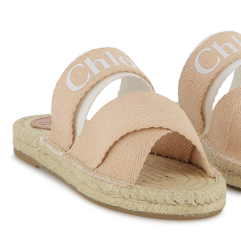 Canvas and rope slides CHLOE 
                    GIRL