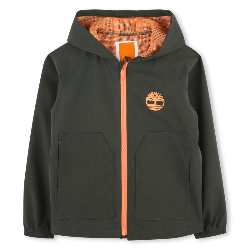 Zip-up hooded windbreaker TIMBERLAND 
                    BOY