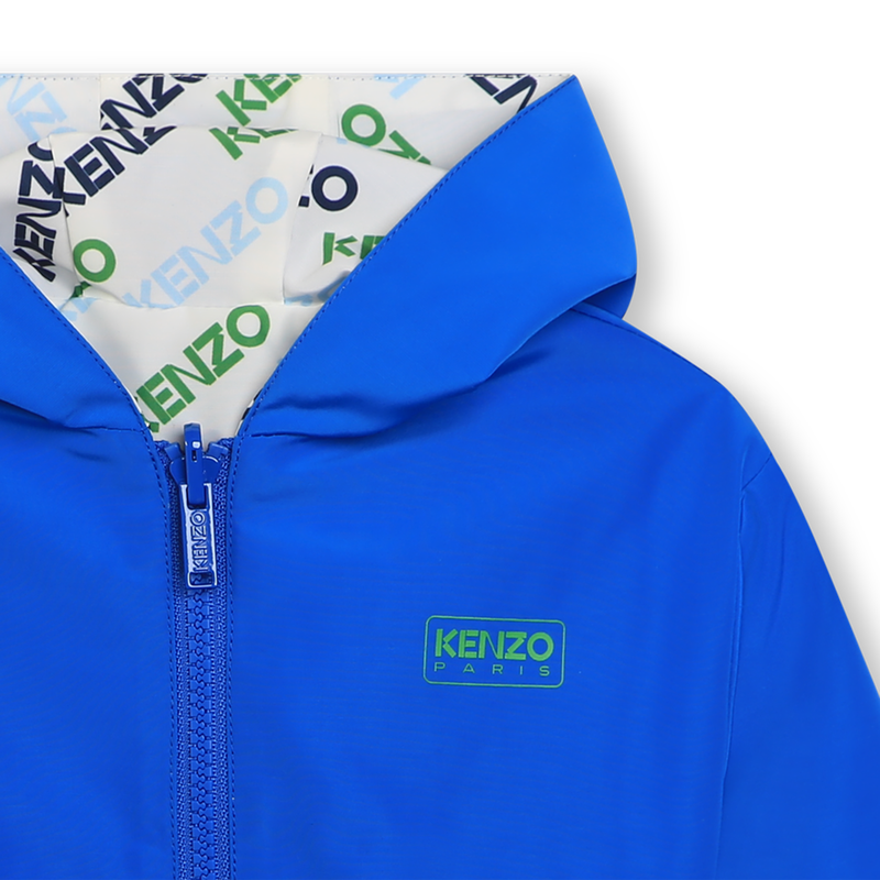 Reversible zip-up windbreaker KENZO KIDS 
                    UNISEX