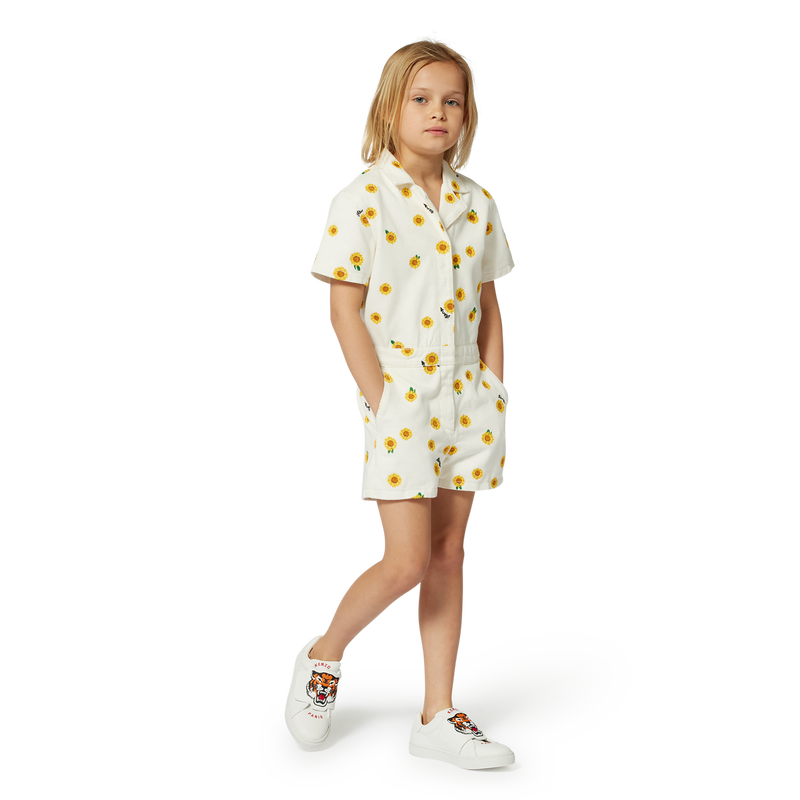 Cotton shorts romper KENZO KIDS 
                    GIRL