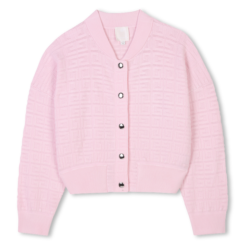 Tricot snap fastener cardigan GIVENCHY 
                    GIRL