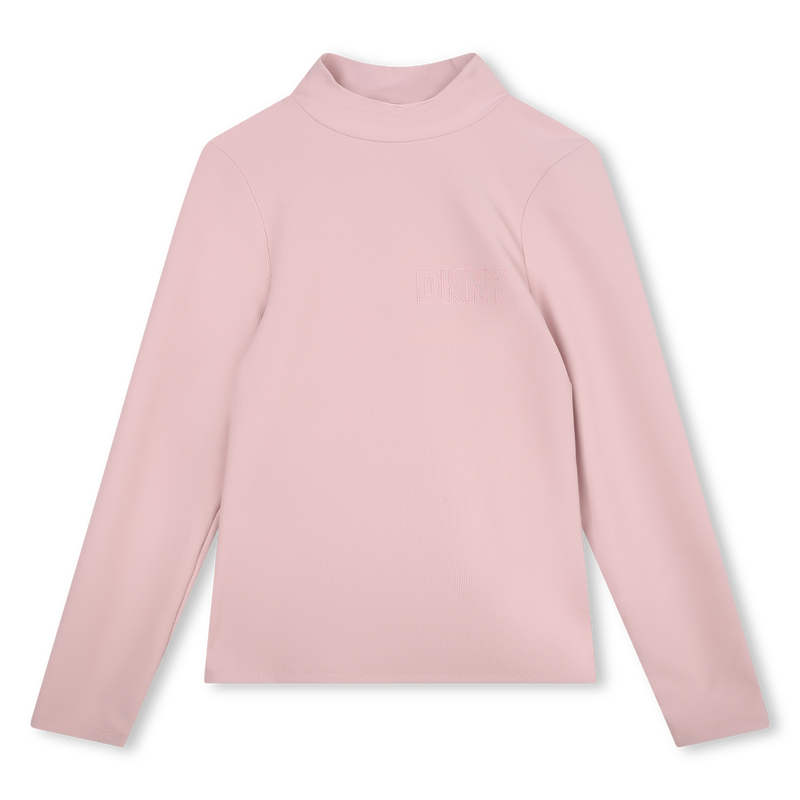 High-neck logo long-sleeve DKNY 
                    GIRL