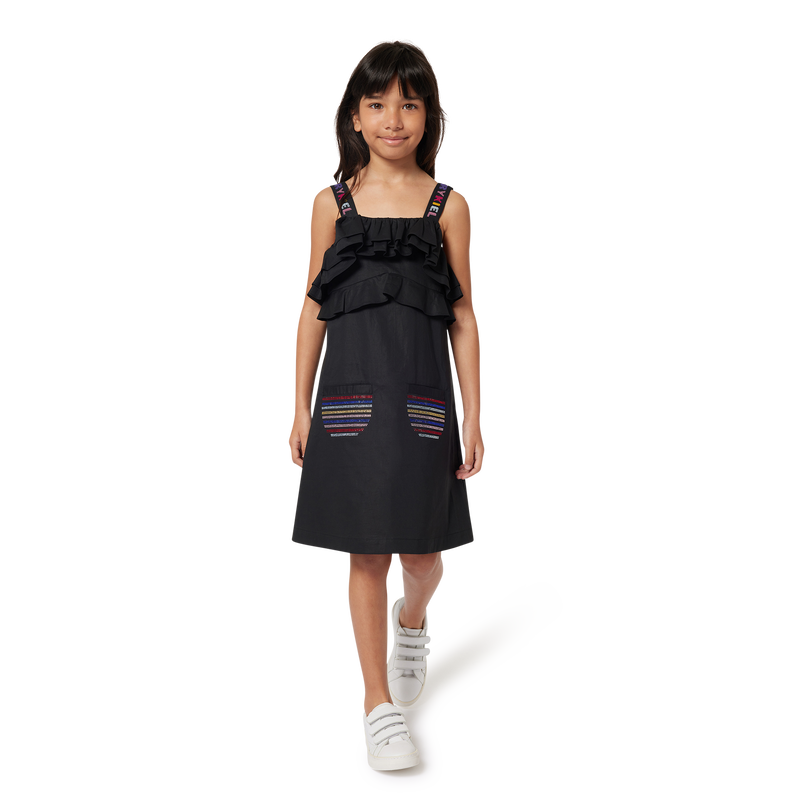 Frilled Poplin Dress SONIA RYKIEL 
                    GIRL