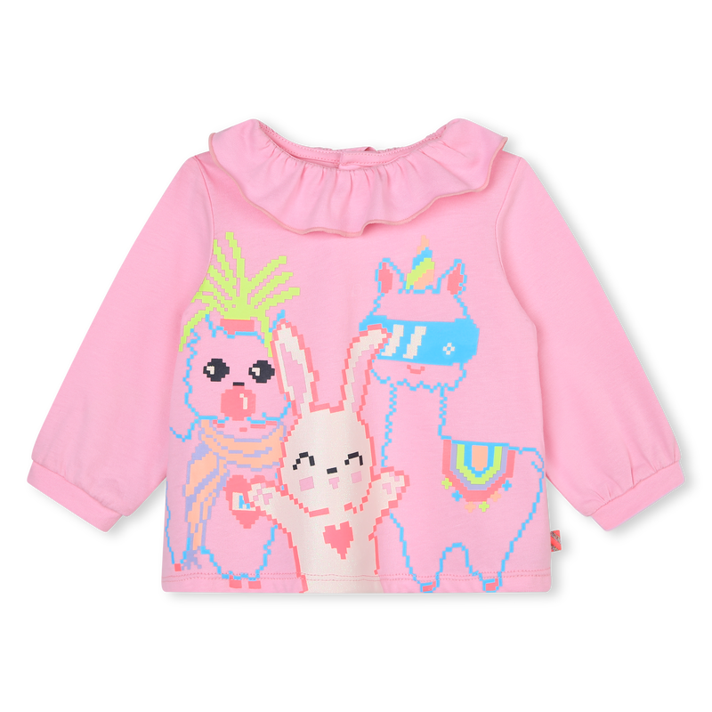 Ruffle collar long-sleeve BILLIEBLUSH 
                    GIRL