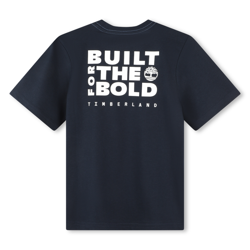 Short-Sleeved Cotton T-Shirt TIMBERLAND 
                    BOY